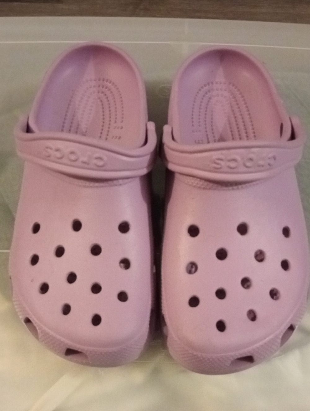 CROCS Women Lavender Classic Clog Size 6m 8w